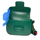 Gucci Green Leather Horsebit Shoulder Bag
