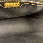 Fendi Vintage Pequin Stripped Mini Boston Bag