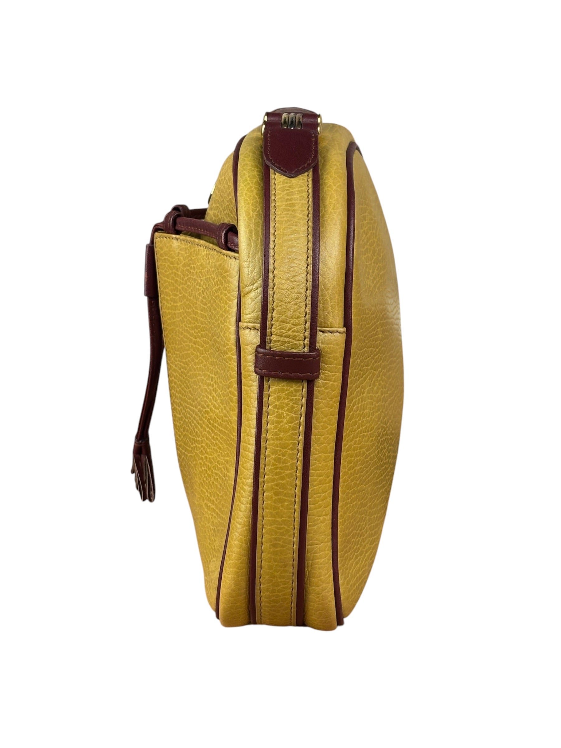 Cartier Vintage Leather Crossbody Camera Bag