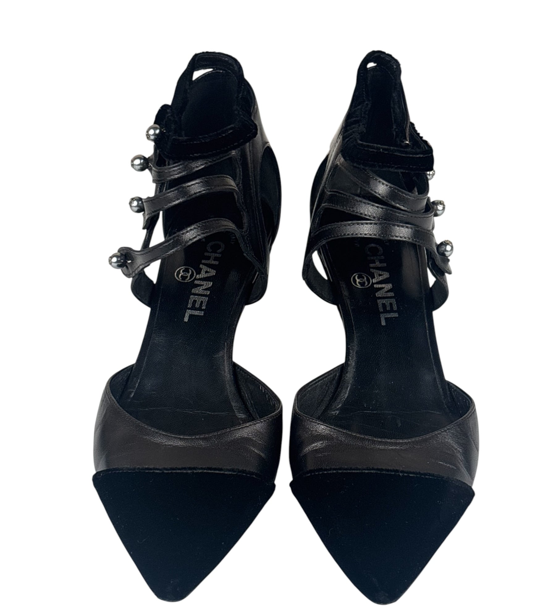 Chanel Black D'Orsay Pumps 2003