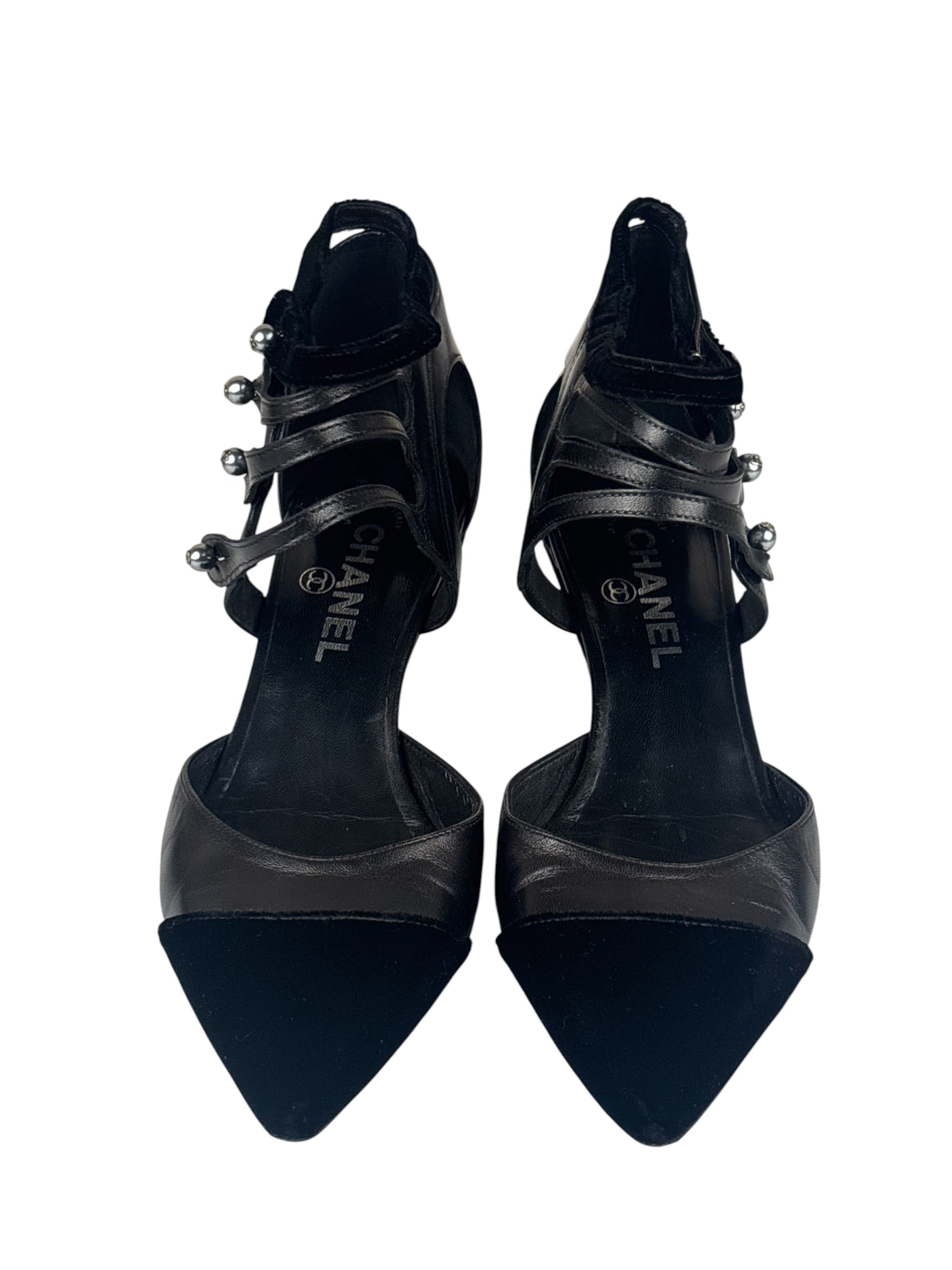 Chanel Black D'Orsay Pumps 2003