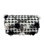 Chanel Tweed Woven Medium Classic Double Flap Bag 2014
