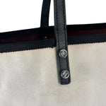 Chanel Black/White Leather Trim Whistle Charm 5x5=CC 2014