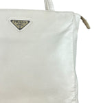 Prada Leather Tote Bag Beige/Ivory