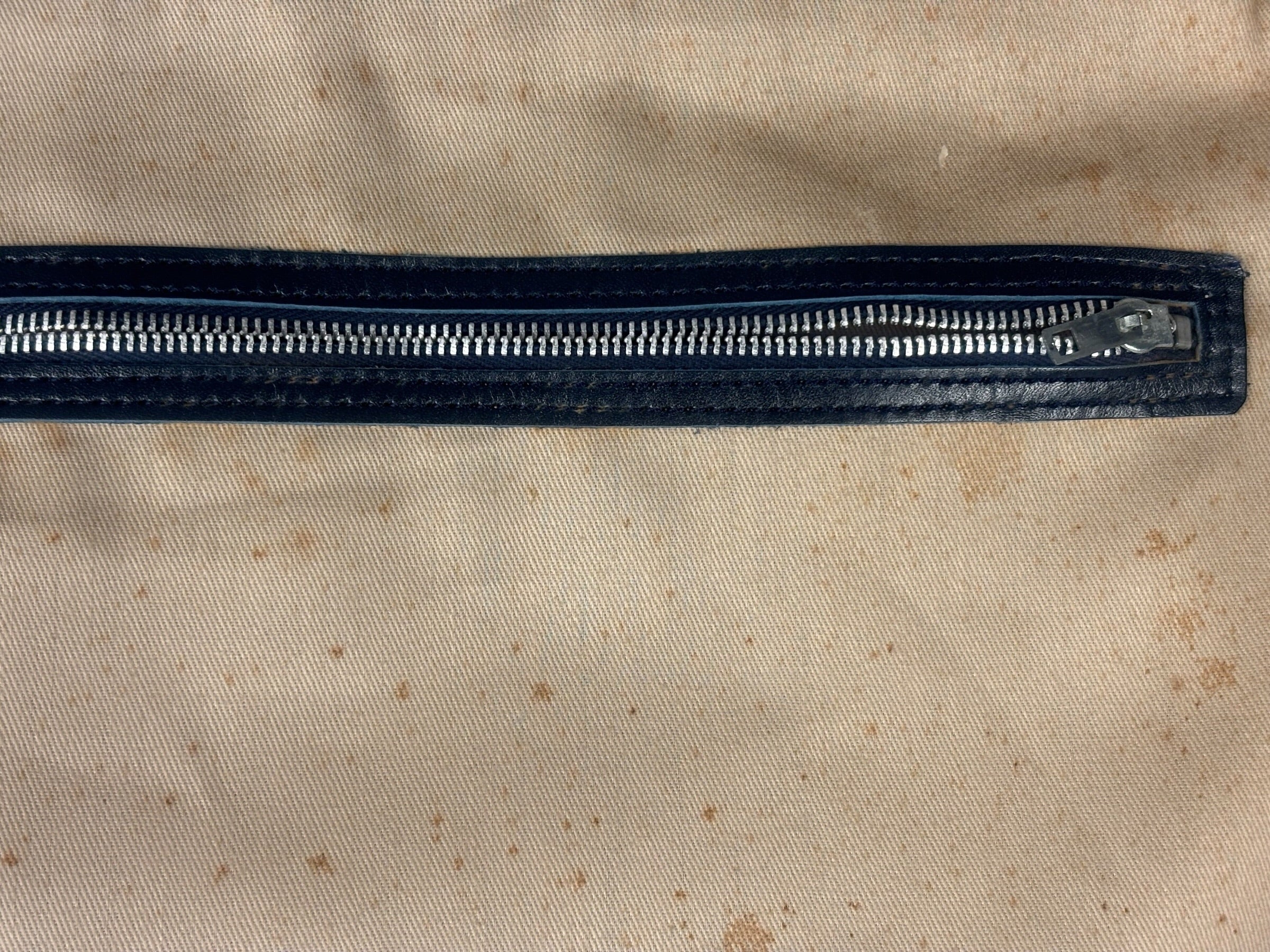 Christian Dior Vintage Navy Oblique Travel Bag