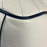 Gucci GG Marmont Cream & Navy Flap Bag