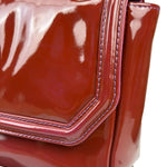 Chanel Burgundy Patent Leather Mademoiselle Bijoux Chain Flap Bag 2008