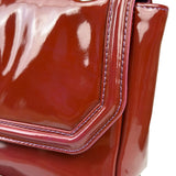 Chanel Burgundy Patent Leather Mademoiselle Bijoux Chain Flap Bag 2008