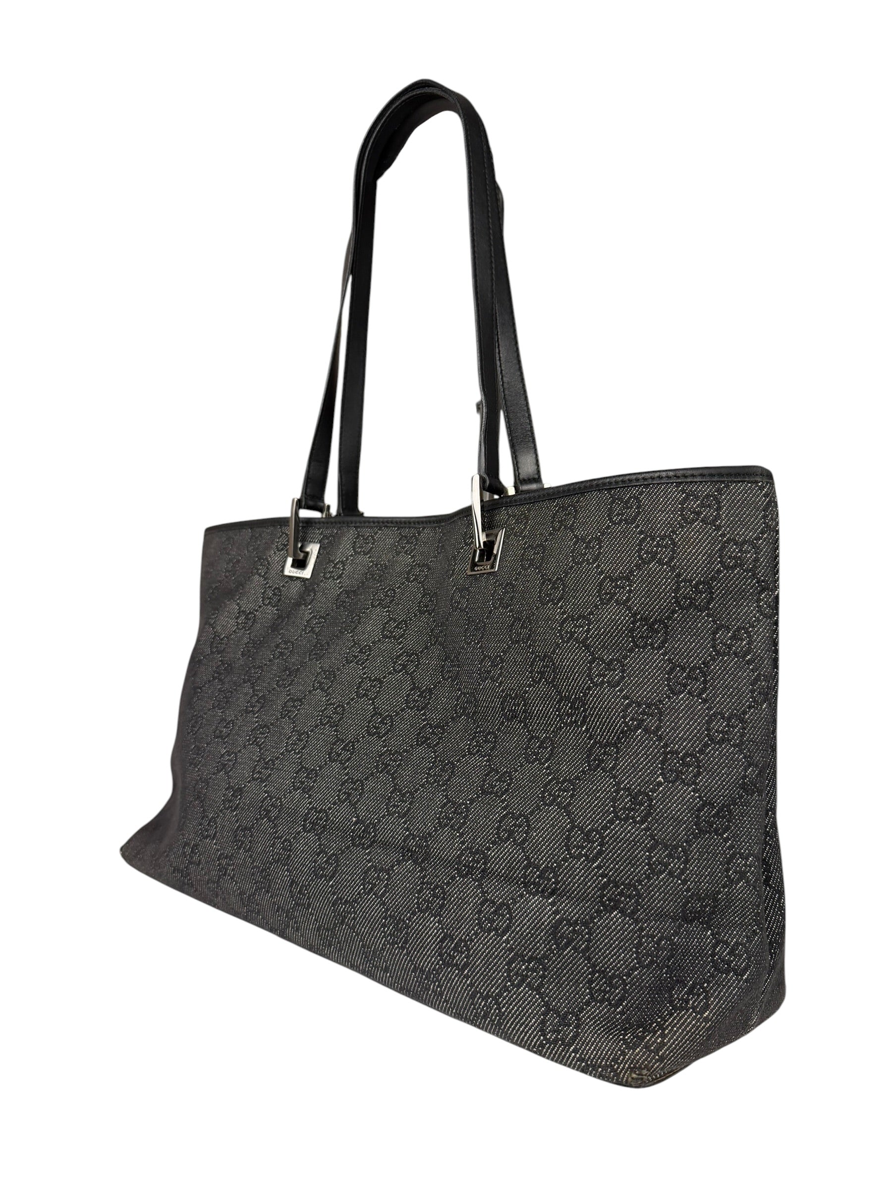 Gucci GG Denim Eclipse Tote