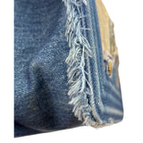 Chanel Blue Denim/Leather Trim Patchwork Boy Flap Bag 2014