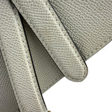 Christian Dior White Leather Saddle Hand Bag