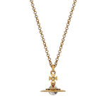 Vivienne Westwood Gold 3D Mini Orb Necklace