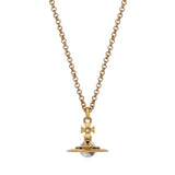 Vivienne Westwood Gold 3D Mini Orb Necklace