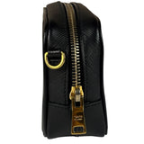 Prada Black Saffiano Leather Mini Camera Bag