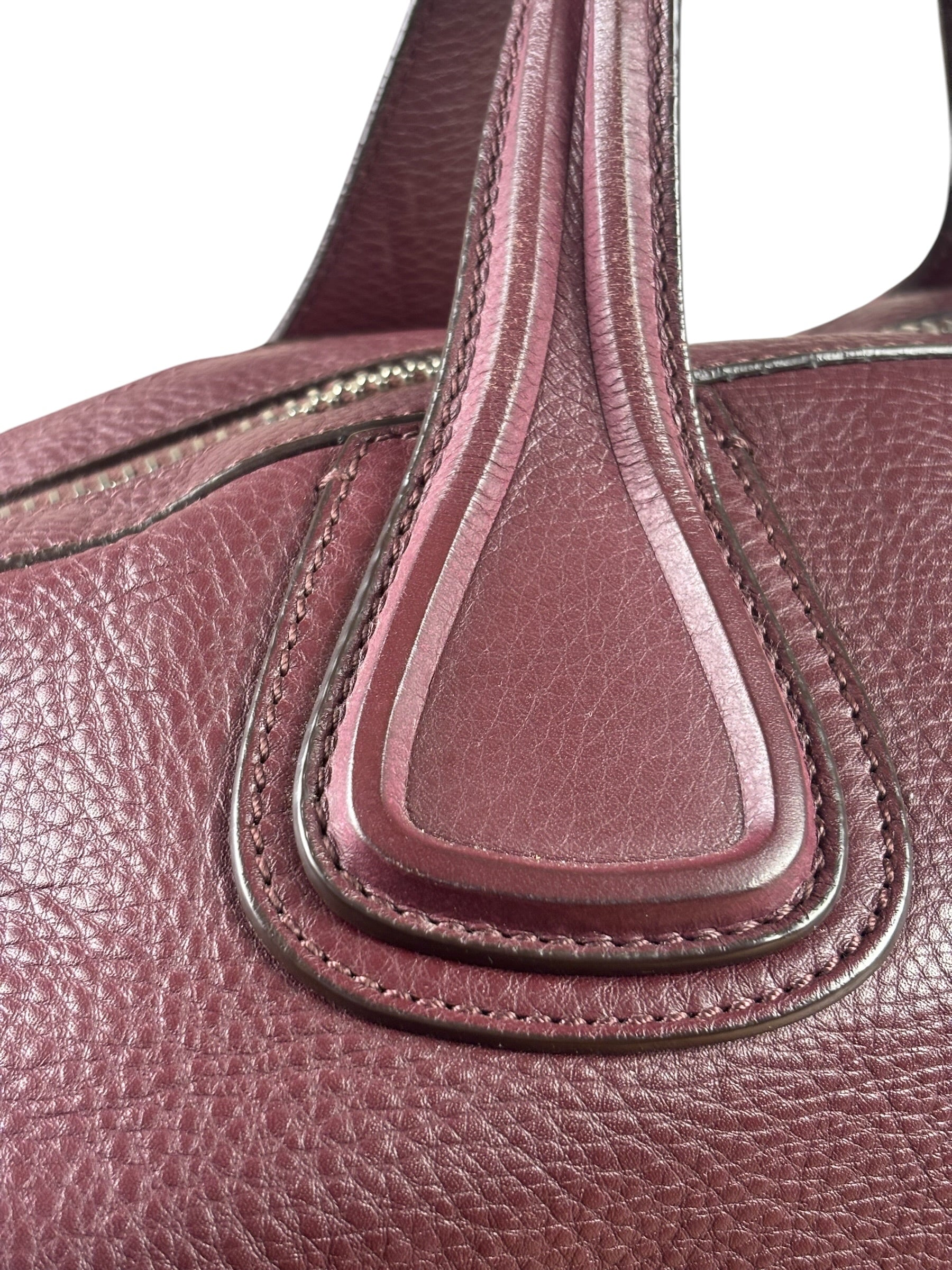 Givenchy Nightingale Burgundy Leather Two-Way Bag