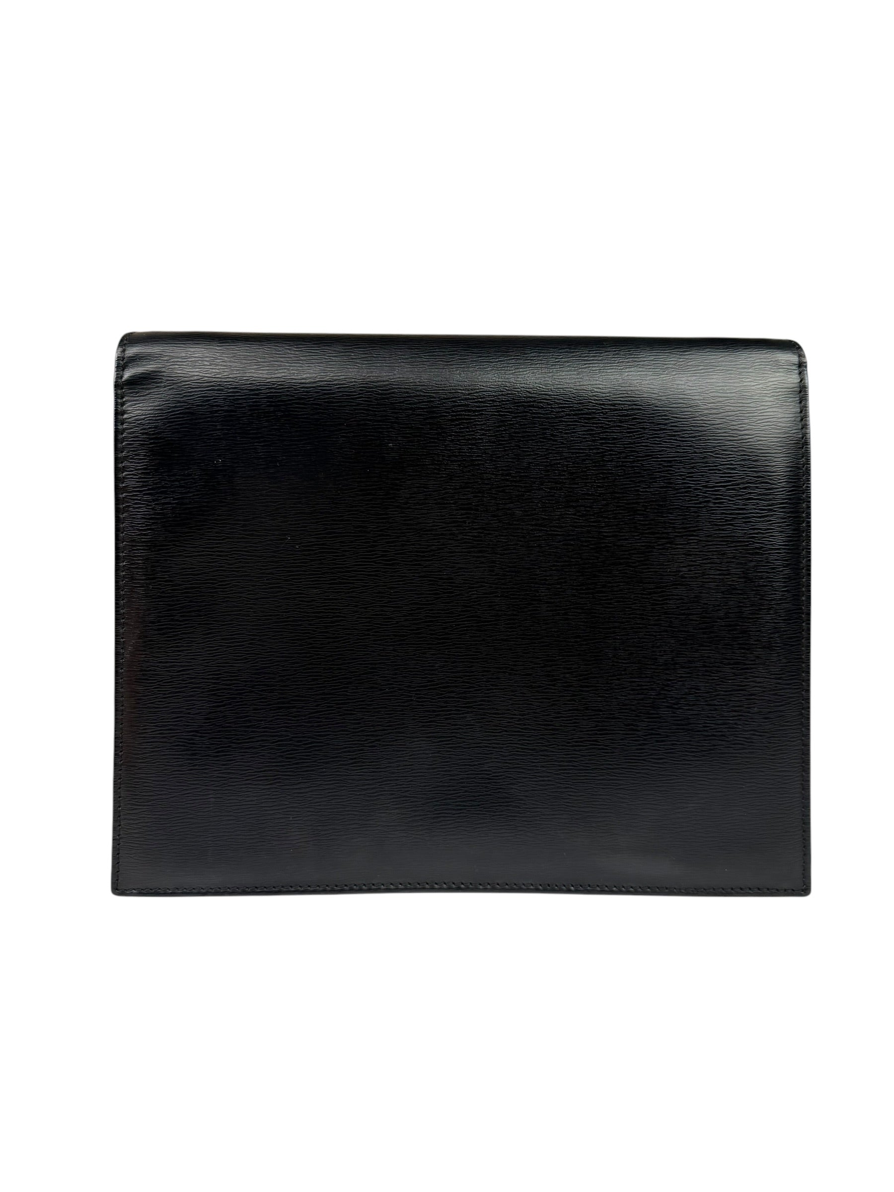Christian Dior Black Leather Flap Bag Replacement Chain