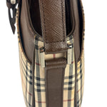 Burberry Brown Leather House Shoulder Bag
