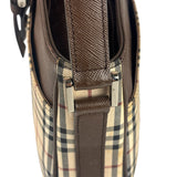 Burberry Brown Leather House Shoulder Bag