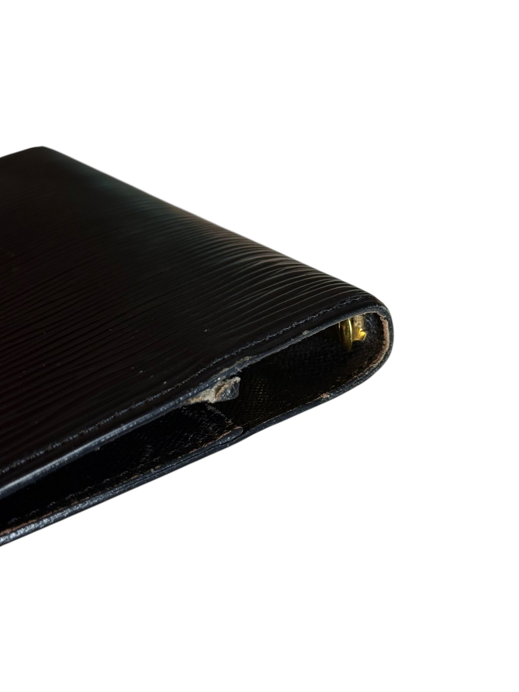Louis Vuitton Noir Epi Agenda PM
