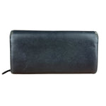 Vivienne Westwood Black Leather Emblem Long Wallet