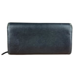 Vivienne Westwood Black Leather Emblem Long Wallet