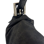 Fendi Black Nylon Mamma Baguette Handbag