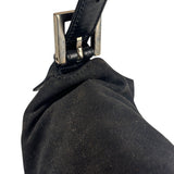Fendi Black Nylon Mamma Baguette Handbag