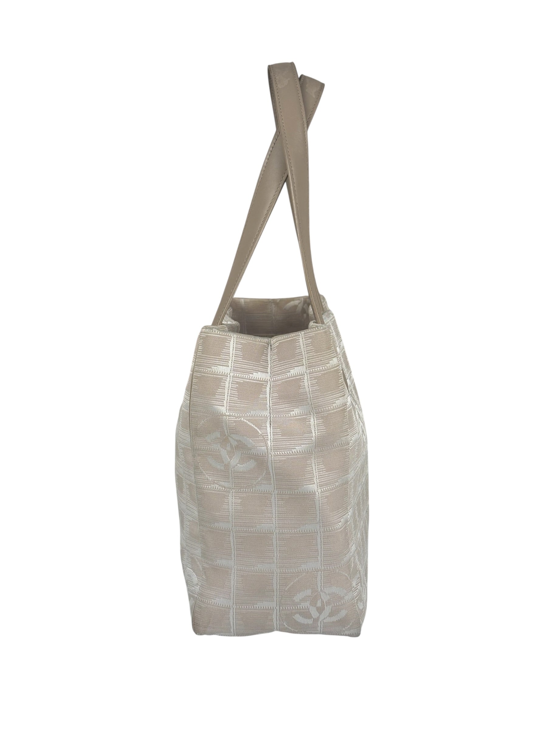 Chanel Beige Travel Line Nylon Shoulder Bag-2003