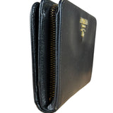 Prada Saffiano Zip Compact Wallet