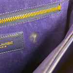 Saint Laurent Chyc Royal Blue Leather Crossbody