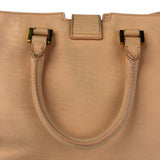 YSL Vintage Classic Y Cabas Peach Leather 2Way Handbag