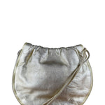 Loewe Gold Leather Anagram Shoulder Bag