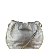 Loewe Gold Leather Anagram Shoulder Bag