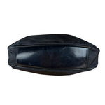 Gucci Vintage Black Canvas Bamboo Handle Bag