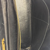 Hermes Black Box Leather Kelly 32 Handbag 1979