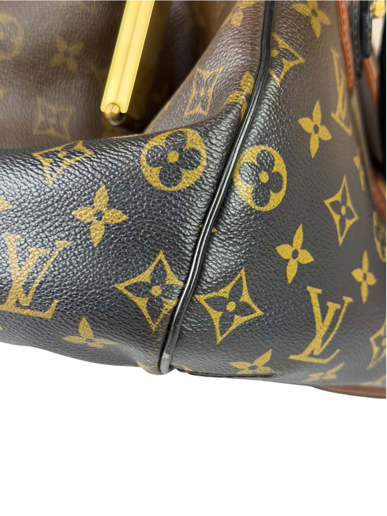 Louis Vuitton Limited Edition Brown/Black  Monogram Mirage Griet Handbag