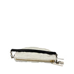 Christian Dior White Leather Micro Vibe Two-Way Bag