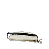 Christian Dior White Leather Micro Vibe Two-Way Bag