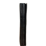 Yves Saint Laurent Black Python Embossed Wallet