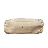 Gucci Britt Leather Tote Beige