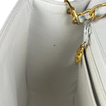 Chanel White Lambskin Diana Bijoux Flap 1992