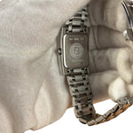 Fendi 7000L Black Dial Tank Stainless Steel Band