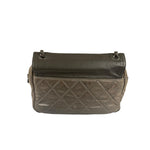 Chanel Bicolor Quilted Leather Chain Flap Bag 2011