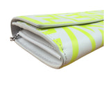 Fendi x Marc Jacobs Grey/Neon Yellow Roma Flap Wallet On Chain