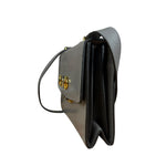 Gucci Zumi Grey Python Leather Small Shoulder Bag