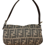 Fendi Wool Zucca Baguette