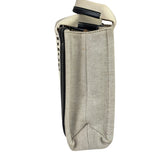 Chloe Beige Leather Trim Woody Tote Bag