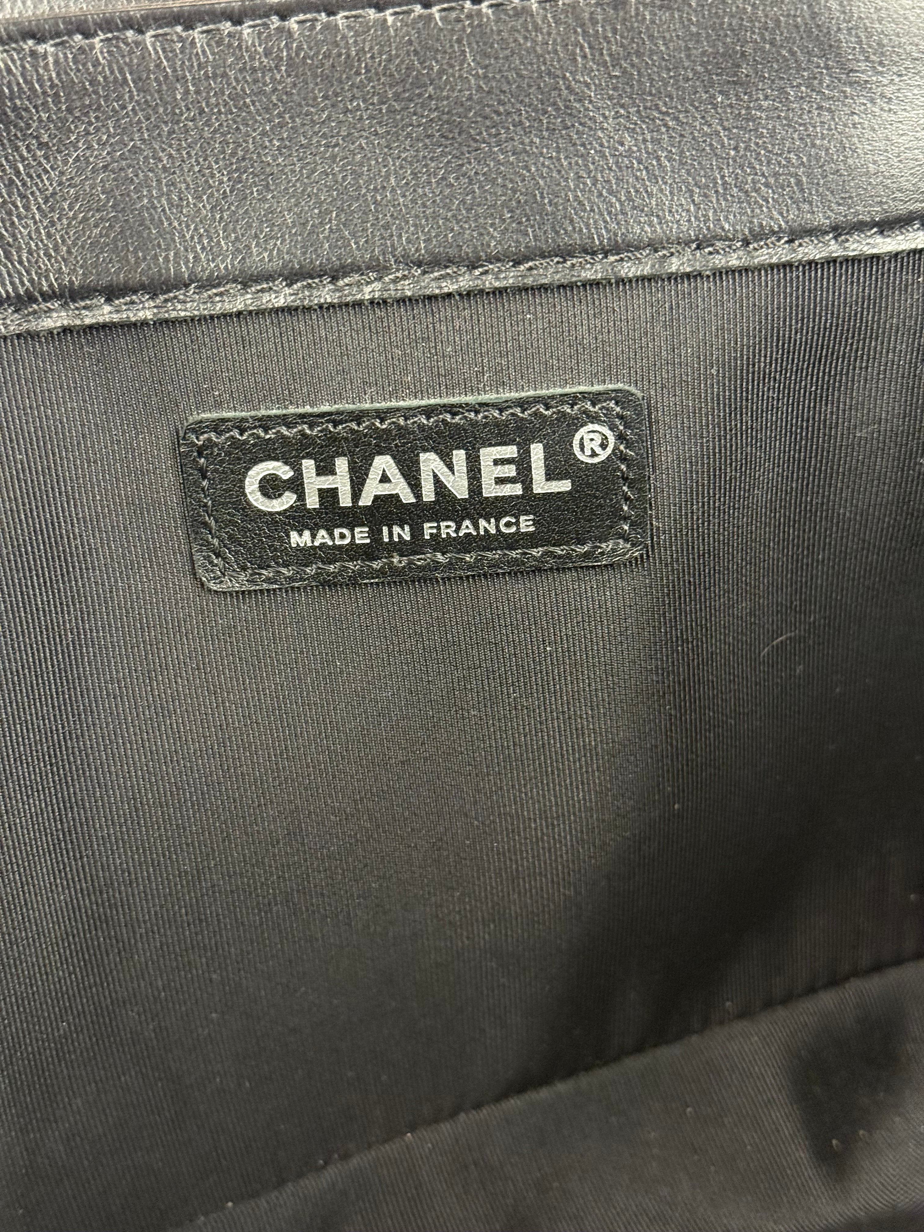 Chanel Black Enchained Boy Bag 2013