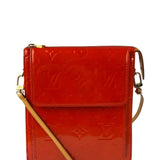 Louis Vuitton Red Vernis Mott Shoulder Bag