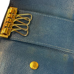 Louis Vuitton Blue Epi Keyholder